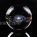Blue Stones 6CM Diameter Globe Galaxy Miniatures Crystal Ball 3D Laser Engraved Quartz Glass Ball Sphere Home Decoration Accessories - B07FMK4ZPS